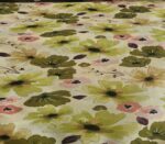 floral green cotton