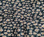 100% Cotton Fabric (Floral Black White)