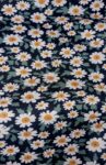 floral black cotton